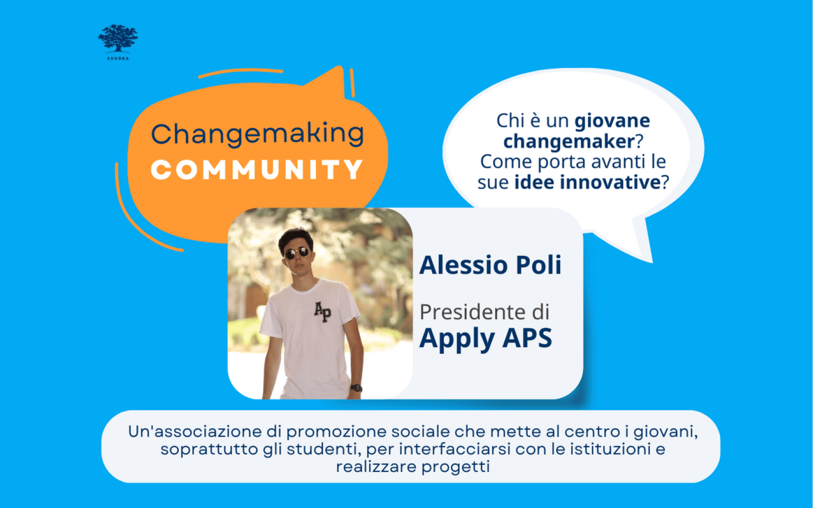 Apply APS i giovani Changemaker che stanno cambian Ashoka
